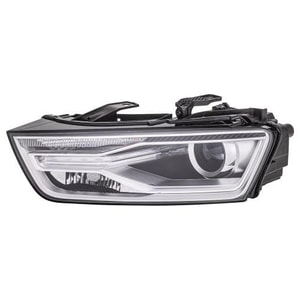 Left Driver Headlight Assembly for 2016 - 2018 Audi Q3, Xenon, Composite,  8U0941043E, Replacement