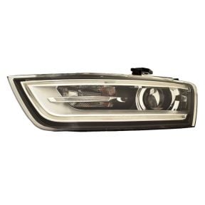 Left Driver Headlight Lens/Housing Assembly for 2015 - 2015 Audi Q3, Xenon Without Curve Lighting, OEM Part: 8U0941043F - Replacement