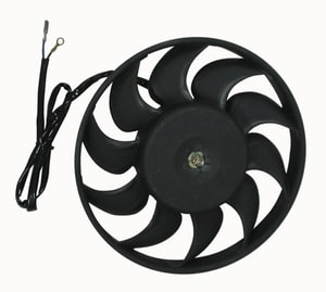 Radiator Cooling Fan Assembly for 1993 - 1998 Audi 90 Engine, 2 Used per Car with 180 Watt Motor,  4A0959455C, Replacement