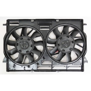 Radiator Cooling Fan Assembly for 2017 - 2021 Audi Q7, Motor/Blade/Shroud Dual Fan Assembly,  8W0121207C-PFM, Replacement