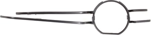 Front Fog Light Molding for BMW 3-Series 2000-2003, Right Passenger, Paint to Match, Convertible/Coupe, Up to March 2003, Replacement Models: 320i, 323i, 325i, 328i, 330i.
