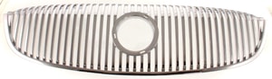 Grille Insert for Buick Lucerne (2006-2011), Chrome, Without Moulding, Excludes 2008-2009 Super Model, Replacement