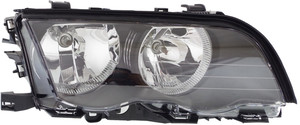 Headlight Assembly for BMW 3-Series 1999-2001, Right Passenger Side, Halogen, Sedan/Wagon, Replacement - Fits 318i, 320i, 323i, 328i, 330i