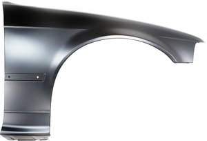 Front Fender for BMW 3-Series 1992-1996, Right Passenger, Primed (Ready to Paint), Sedan, without Side Repeater Lights, Replacement Models: 318i, 318is, 320i, 323i, 325i, 328i