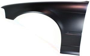 Front Fender for BMW 3-Series 1992-1996, Left Driver Side, Primed (Ready to Paint), Sedan, without Side Repeater Lights, Replacement Models: 318i, 325i, 328i, M3