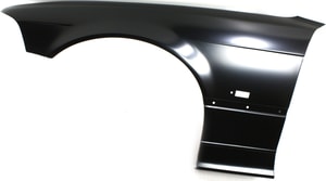 Front Fender for BMW 3-Series 1992-1996 Left Driver, Primed (Ready to Paint), Convertible/Coupe, 2-Door, with Side Repeater Lights, Replacement 

Models: 318i, 318is, 323i, 325i, 328i, M3.