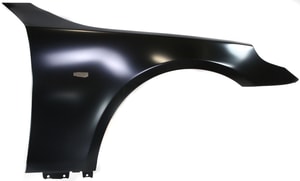 Front Fender (Right Passenger Side) for BMW 5-Series 2004-2010, Sedan/Wagon, Aluminum, Primed (Ready to Paint), Replacement Specific Models: 520i, 523i, 525i, 528i, 530i, 535i, 540i, 545i, 550i.
