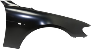 Front Fender for BMW 7-Series 2005-2008 Right Passenger Side, Primed (Ready to Paint), Steel, Replacement Fits Models: 750i, 750Li, 760i, 760Li, Alpina B7.