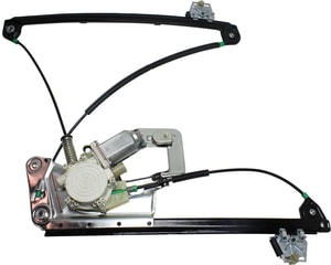 Power Front Window Regulator with Motor for BMW 5-Series 1997-2003, Left Driver, Replacement Models: 520i, 523i, 525i, 528i, 530i, 535i, 540i, 545i, 550i, M5.