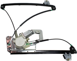 Power Front Window Regulator with Motor for BMW 5-Series 1997-2003, Left Driver, Replacement Models: 520i, 523i, 525i, 528i, 530i, 535i, 540i, 545i, 550i, M5.
