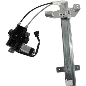 Power Rear Window Regulator with Motor for Buick Century 1997-2005 and Regal 1997-2004, Left Driver Side, Replacement