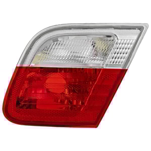 Tail Light for BMW 3-Series 1999-2003, Right Passenger Inner, Lens and Housing, Clear and Red Lens, Convertible/Coupe, To March 2003, Replacement Models: 318i, 318is, 320i, 323i, 325i, 328i, 330i