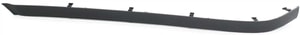 Rear Bumper Molding for BMW 5-Series 1997-2000, Left Driver Side, Outer, Textured, Plastic, Sedan, Replacement Models: 525i, 528i, 530i, 540i.