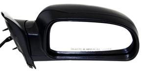 Power Mirror for Chevrolet Trailblazer 2004-2007, Right Passenger Side, Manual Folding, Heated, Textured, with Memory and Signal Light, Replacement