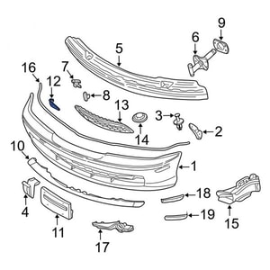 1999 - 2006 BMW 328i Tow Hook Cover