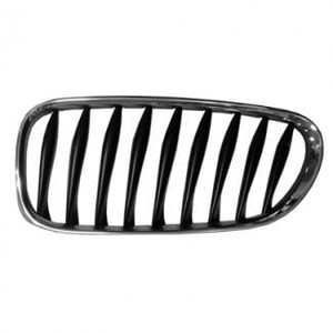 2003 - 2008 BMW Z4 Grille - (Brand: LKQ) - Left Driver Side - (3.0i 3.0L Convertible + M Roadster 3.2L Convertible + M Coupe 3.2L Coupe + 2.5i 2.5L Convertible + Roadster 3.0i 3.0L Convertible + Roadster 3.0si 3.0L Convertible + Coupe 3.0si 3.0L Coupe + 3.0si 3.0L Convertible + 2.5si 2.5L Convertible) Replacement