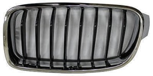 2012 - 2016 BMW 335i Grille - (Brand: LKQ) - Left Driver Side - (Sport 3.0L Sedan + M Sport 3.0L Sedan) Replacement