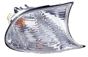 Right Passenger Parking Light Assembly for 2002 - 2005 BMW M3, Lens Cover, Park/Signal/Marker Combo with White Lens, Convertible and 2 Door Coupe,  63136900532, Replacement