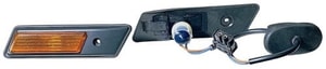 Left Driver Side Repeater Light for 1989 - 1995 BMW 540i, OEM Number: 63131378009, Replacement