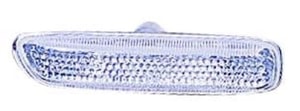 Left Driver Side Repeater Light for 1999 - 2006 BMW 325i, Replacement, E46 Body Code; 4 Door; Sedan & Wagon, White,  63132228591