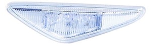 Right Passenger Side Repeater Light for 2003 - 2006 BMW 325i, White Lens,  63136920732, Replacement