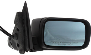 Power Folding Heated Mirror for BMW 3-Series 1999-2006, Right Passenger, Paintable, without Memory, Sedan/Wagon, Replacement Models: 320i, 323i, 325i, 328i, 330i.