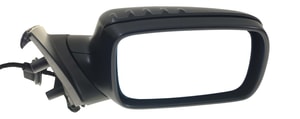 Right Passenger Power Mirror for BMW 7-Series (2002-2008), Manual Folding, Heated, Paintable, w/ Memory Seat Adjust, Standard, Replacement