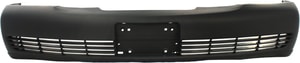 Front Bumper Cover for Cadillac Deville 2000-2005, Primed (Ready to Paint), Without Fog Light Holes, Base/DHS Models, Replacement