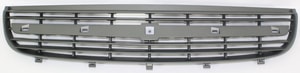 Silver Gray Shell and Insert Grille for Chevrolet Malibu 2000-2005/Classic 2004-2005, Replacement