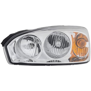 Headlight Assembly for Chevrolet Malibu 2004-2008, Left Driver, Composite Construction, Halogen, Replacement