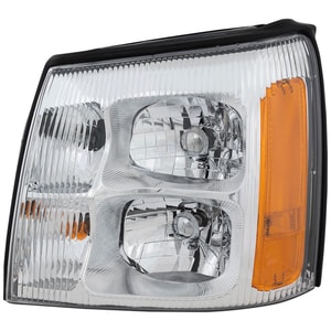 Headlight Assembly for Cadillac Escalade 2002-2002, Left Driver, Halogen, Replacement