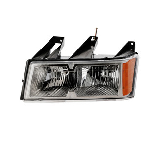 Headlight Assembly for Chevrolet Colorado 2005-2008, Left Driver, Halogen, Chrome Interior, with Xtreme Package, Replacement