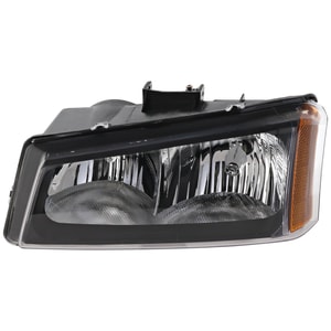 Headlight Assembly for Chevrolet Silverado 2003-2006 & 2007 Classic, Left Driver, Halogen, Fluted Reflector, Replacement