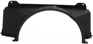 Upper Radiator Fan Shroud for Chevrolet Silverado 1999-2004, 4.8L/5.3L, 28-inch Core, Replacement