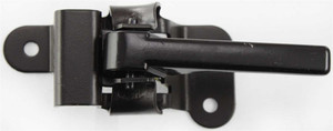 Front Interior Door Handle for Chevrolet Astro / GMC Safari 1985-1992 Smooth Black, Metal, Left Driver, Replacement