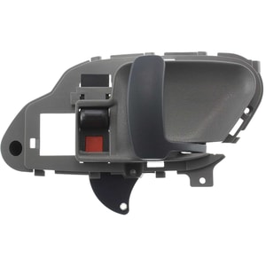 Front Interior Door Handle Right Passenger, Gray for Chevrolet C/K Full Size Pickup 1995-2002, Suburban 1995-1999, Replacement