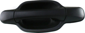 Front Exterior Door Handle for GMC Canyon/Chevrolet Colorado 2004-2012, Right Passenger, Textured Black, Without Keyhole, Plastic, Replacement