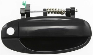 Front Exterior Door Handle Assembly for Chevrolet Aveo 2004-2006/Aveo5 2009-2011, Right Passenger, Smooth Black, Replacement