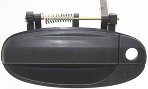 Exterior Front Door Handle Assembly for Chevrolet Aveo 2004-2008/Aveo5 2009-2011, Textured Black, Left Driver Side, Replacement