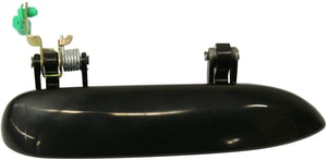 Front Exterior Door Handle for Chevrolet Lumina 1995-2001/Buick Rendezvous 2002-2007, Right Passenger, Smooth Black, Plastic, Replacement