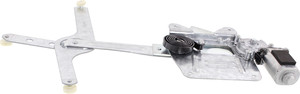 Power Front Window Regulator with Motor for Chevrolet S10 Pickup 1994-2004, Left Driver Side, Replacement