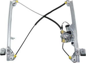 Front Window Regulator for Chevrolet Silverado/GMC Sierra 1999-2007, Left Driver, Power with Motor, Includes 2007 Classic Model, Replacement