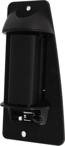 Rear Exterior Door Handle for Silverado/Sierra 1999-2006, Left Driver, Textured Black Lever & Housing, Plastic, Extended Cab, Includes 2007 Classic, Replacement