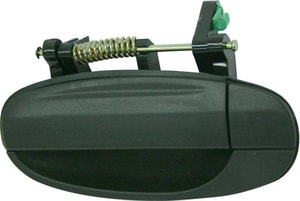 Textured Black Rear Exterior Door Handle Assembly for Chevrolet Aveo 2004-2006/Aveo5 2009-2011, Left Driver, Replacement