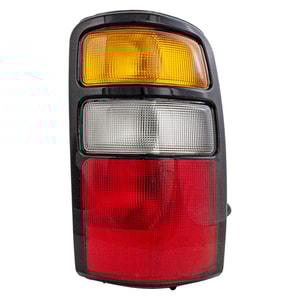 Tail Light Assembly for Chevrolet Suburban 2004-2006, Right Passenger Side, Amber/Clear/Red Lens, Replacement