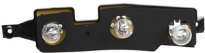 Tail Light Connector Plate with Bulb for Chevrolet C/K Full Size Pickup 1988-2000, Left Driver Side, Excludes 15,000 Lbs. GVW, Replacement