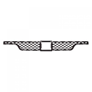 Front Bumper Grille for Dodge Durango (2011-2013), Textured Black, with Adaptive Cruise Control, CAPA-Certified Replacement