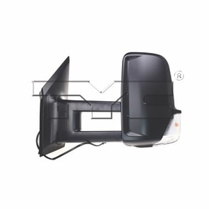 Left Driver Outside Rear View Mirror Assembly for 2007 - 2009 Dodge Sprinter 2500, Manual with Signal Light, Extended Type,  68009975AA, Replacement