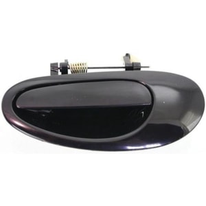 Exterior Rear Left Driver Door Handle for 1998 - 2004 Chrysler 300M, Outer Side, Black, Replacement,  LF05DX8AE