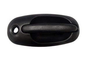 Exterior Rear Right Passenger Door Handle for 1996 - 2000 Dodge Caravan, Sliding Door Type, with Cylinder Hole, Paint to Match,  QJ98SJM, Replacement